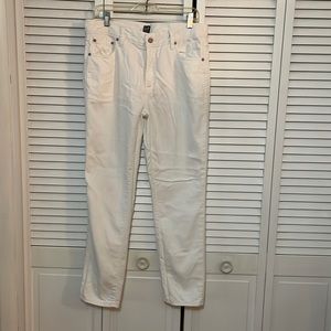 GAP White Girlfriend 5 Pocket  Jeans